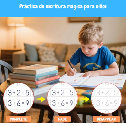 Cuaderno Mágico Reutilizable – Escritura Fácil y Divertida