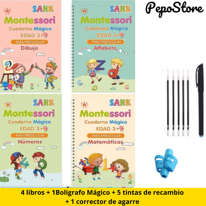 Cuaderno Mágico Reutilizable – Escritura Fácil y Divertida