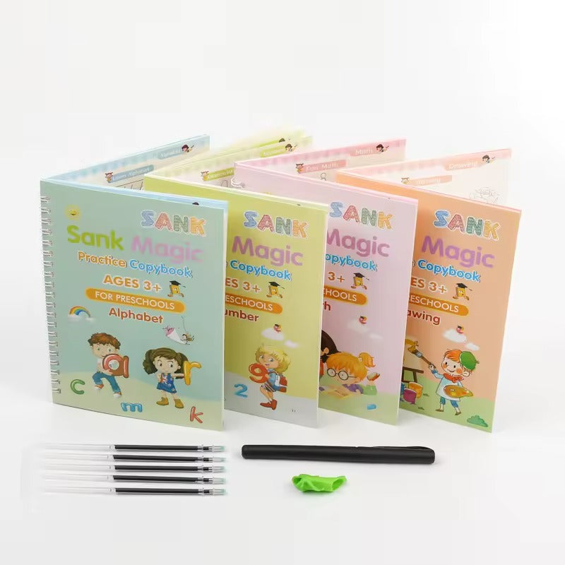 Cuaderno Mágico Reutilizable – Escritura Fácil y Divertida